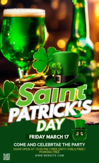 Maximalist St. Patrick's Day Flyer Us Legal template