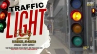 Maximalist Stop Light Party Facebook Share Image Digital Display (16:9) template