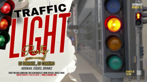 Maximalist Stop Light Party Facebook Share Image Digital Display (16:9) template