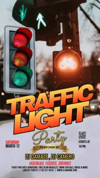 Maximalist Stop Light Party Instagram Story Instagram Story template