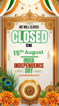 Maximalist Store Close Notice Hanger Instagram Story template