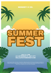 Maximalist Summer Fest A2 template
