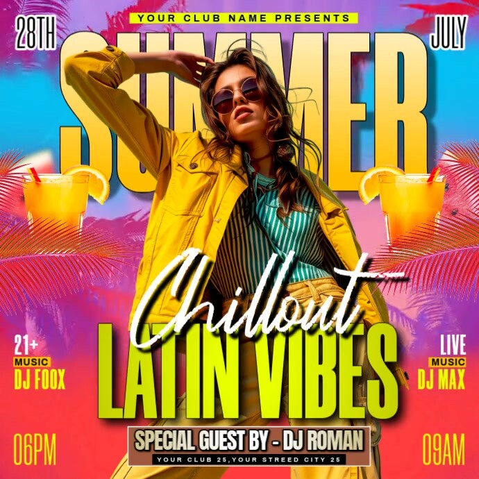Copy of Maximalist Summer Latin Vibes Party Flyer Instagram Post ...