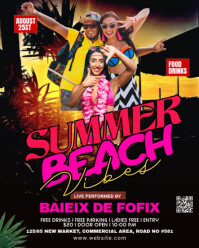 Maximalist Summer Party Instagram Portrait template