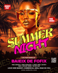Maximalist Summer Party Instagram Portrait template