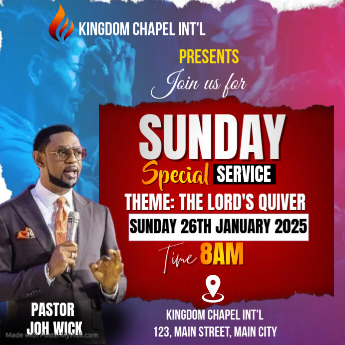 Copy of Maximalist Sunday Service Instagram Post | PosterMyWall