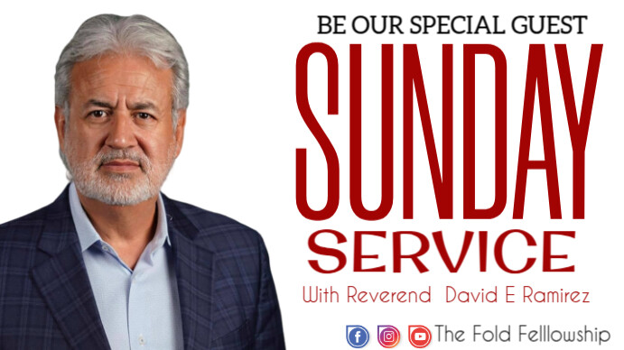Maximalist Sunday Service Youtube Thumbnail template