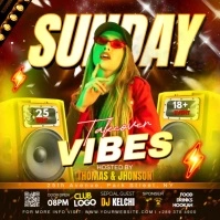 Maximalist Sunday Vibes Takeover Instagram Post template