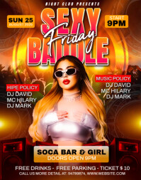 Night Club Event Poster/Wallboard Template