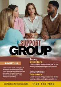 Maximalist Support Group A6 template