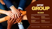 Maximalist Support Group Ad Twitter Post template