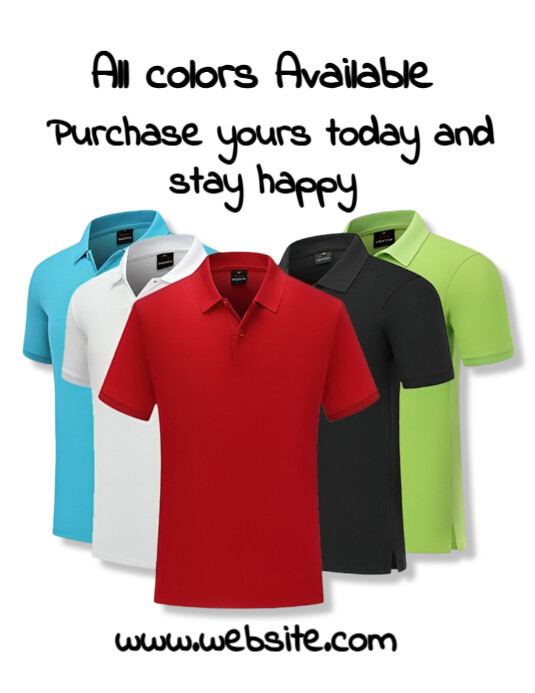 Maximalist T-shirts Mockup Flyer Flyer (us Letter) template