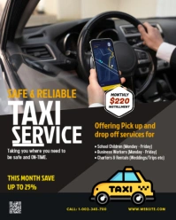 Maximalist Taxi Services Instagram Portrait template