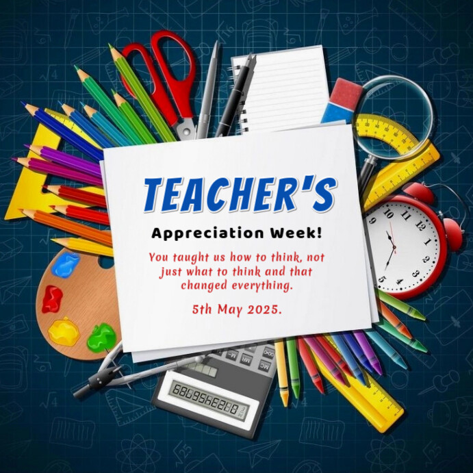 Copy of Maximalist Teacher Appreciation Week Instagram Post | PosterMyWall