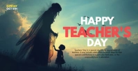 Maximalist Teachers' Day  Facebook Event Cover template