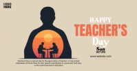 Maximalist Teachers' Day Facebook Shared Image template