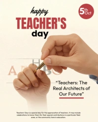 Maximalist Teachers' Day Instagram Portrait template