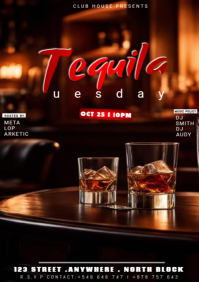 Maximalist Tequila Tuesday A4 template