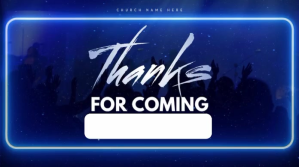 Maximalist Thank You For Coming  Twitter Post template