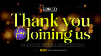 Maximalist Thank You For Joining Us Template Twitter Post