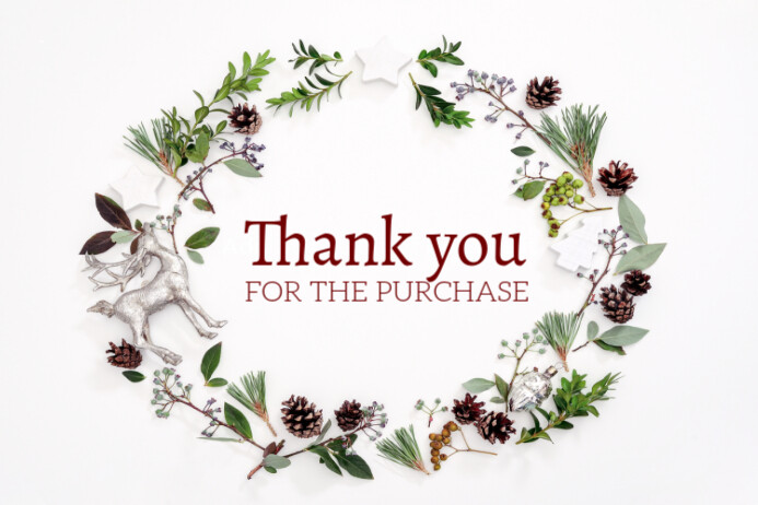 Copy of Maximalist Thank You For The Purchase Poster | PosterMyWall