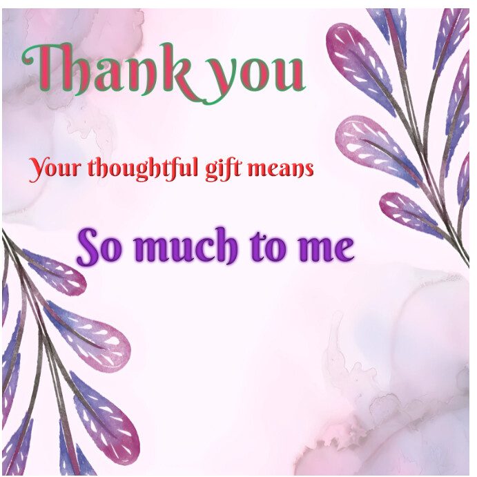 Plantilla de Maximalist Thank You Instagram Post | PosterMyWall