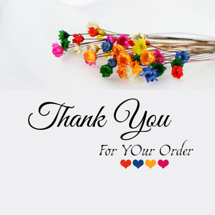 Maximalist Thank You Instagram Post Template | PosterMyWall