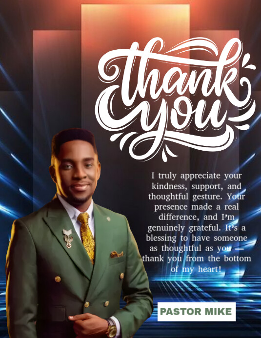 Copy of Maximalist Thank You Message Flyer (us Letter) | PosterMyWall