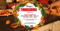 Maximalist Thanksgiving Digital Display Facebook Event Cover Facebook-Veranstaltungscover template