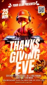 Maximalist Thanksgiving Instagram Story template