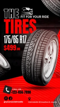 Maximalist The Automotive Tires Instagram Story template