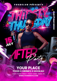 Maximalist Thirsty Thursday A5 template