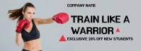 Maximalist Train Like A Warrior Facebook Cove template