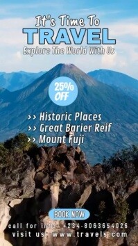 Maximalist Travel Adventure  Instagram Story template