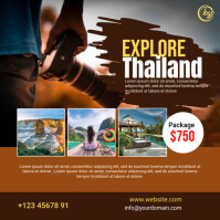 Maximalist Travel Agency Square (1:1) template