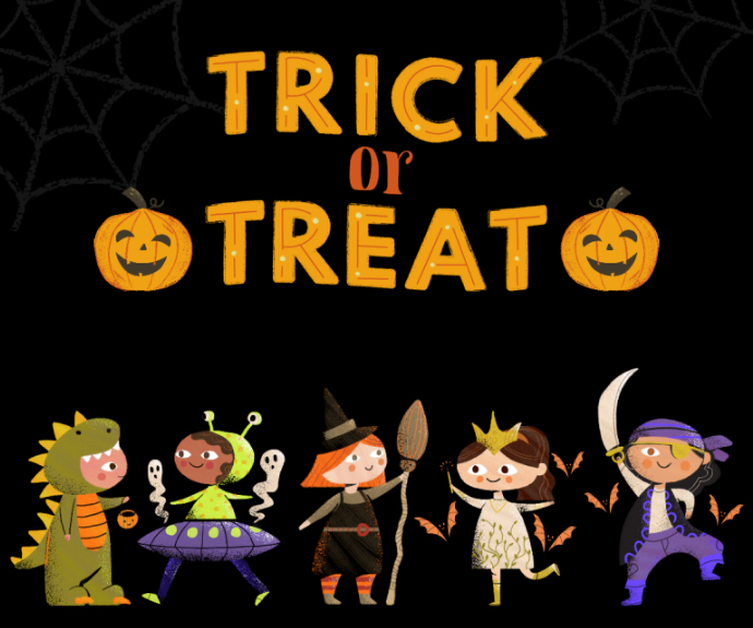 Copy of Maximalist Trick Or Treat Medium Rectangle | PosterMyWall