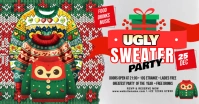 Maximalist Ugly Sweater Party Facebook Shared Image Isithombe Esabiwe ku-Facebook template