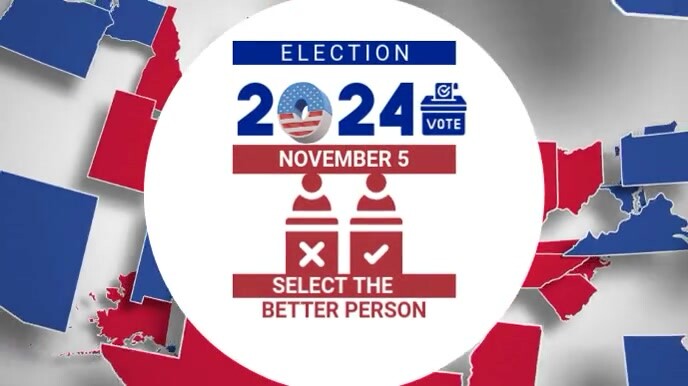 Election Display Maximalist Us Election Digital Display Digital Display (16:9) Template ...