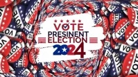 Maximalist Us Election Digital Display Presentation (16:9) template