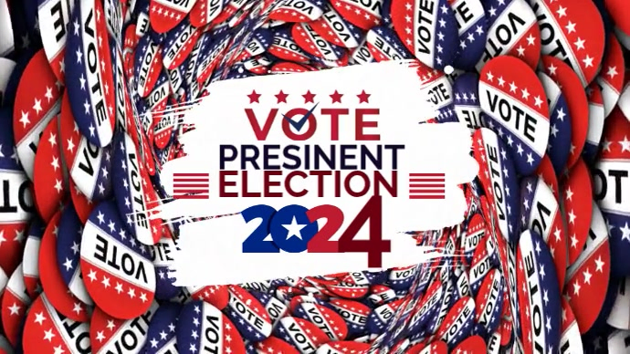 Maximalist us election digital display presentation (16:9) Template ...