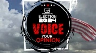 Maximalist Us General Election Day Digital DIsplay template
