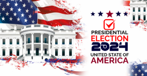 Maximalist Us General Election Day Facebook Event Cover template