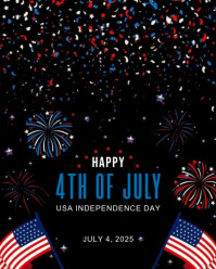 Maximalist Usa Independence Day Template Instagram Portrait