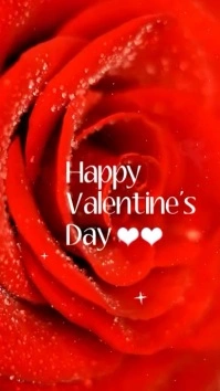 Maximalist Valentine's Day Digital Display (9:16) template