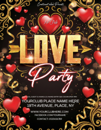 Maximalist Valentine's Day Flyer (us Letter) template