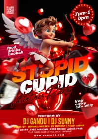 Maximalist Valentines Day Flyer A1 template