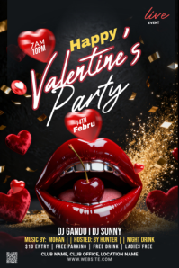 Maximalist Valentines Day Pinterest Graphic template