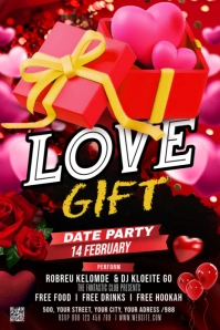 Maximalist Valentines Day Pinterest Graphic Pinterest Graphic template