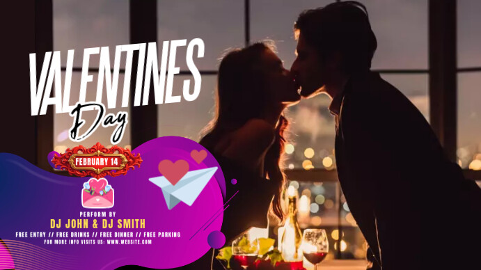 Maximalist Valentines Day Youtube Thumbnail Youtube Thumbnail template