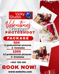 Maximalist Valentines Photoshoot  Instagram Portrait template